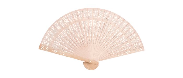 Abanico de madera