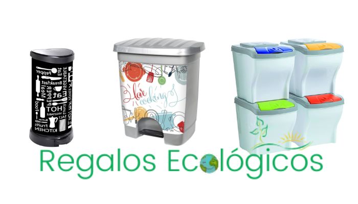 Cubos de basura de reciclaje para espacios reducidos